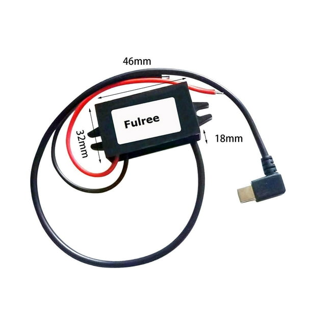 justharion DC 8-23V to DC 5V Down Converter Module for Electronic Device  Car Bend 