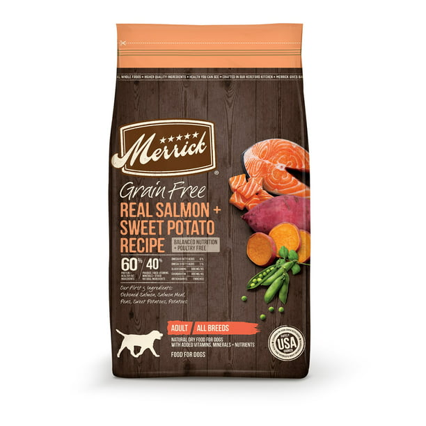 Merrick Grain Free Real Salmon + Sweet Potato Dry Dog Food