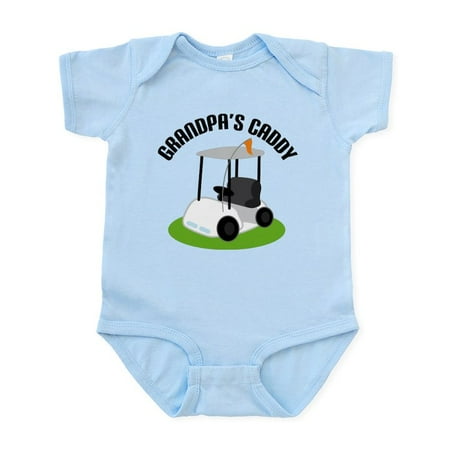 

CafePress - Grandpa s Caddy Infant Bodysuit - Baby Light Bodysuit Size Newborn - 24 Months