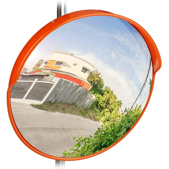 Traffic mirror, 45 cm, professional, weatherproof, shatterproof, inside and outside, image color