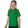 thumbnail image 2 of Hanes T-Shirt en Coton Authentique Sans Étiquette pour Enfants, P, Vert Trèfle, 2 of 4