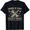 thumbnail image 1 of Knower of Stuff Fixer of Things Funny Mechanic Camiseta, 1 of 2