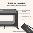 thumbnail image 4 of Dream On Me EZGo Portable Playard, Black And White, 4 of 11