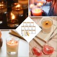 thumbnail image 4 of Voyzdx 12 Pcs 200ml Latas Fabricaci&oacute;n Velas Arom&aacute;ticas,Tarros de Vela Reutilizables con Tapas para Almacenamiento en Seco de Especias, Dulces,Recuerdos de Fiesta,Bodas (incoloro, 4 of 8