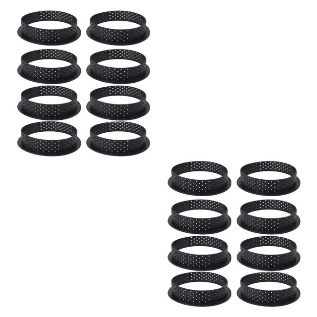 Advancent 8 Uds postre pastel anillo molde Mousse círculo rebanar molde DIY antiadherente decoración utensilios para hornear, Type1 NO1 Advancent CBP016893