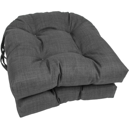 

Rounded Back Chair Cushion 16 X 16 Cool Gray 2 Count
