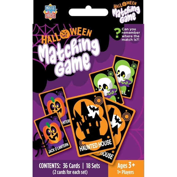 MasterPieces Holiday - Halloween Matching Game for Kids and Families
