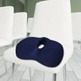 thumbnail image 5 of Buttocks Cushion Hemorrhoid Seat Pad Not Stuffy Tailbone Pressure Relief Memory Foam Support Back Pain Relief Slow Rebound Office Car Wheelchair Long Flights Seating, 5 of 10