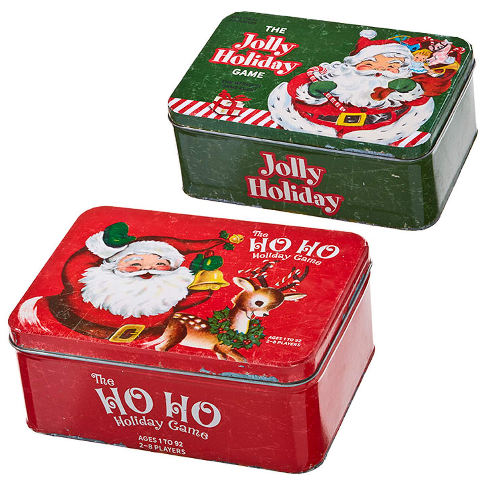 Christmas Spoons Card Game Festive Xmas Family Game In Decorative Tin Box 