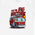 thumbnail image 4 of Inktastic Big Brother Fire Truck Boys Baby Bodysuit, 4 of 5