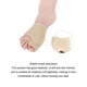 thumbnail image 3 of Soidarity Separadores de dedos estirables para Hallux Valgus hechos de SEBS y correctores de juanetes de tela de Lycra Suministros de ortodoncia S, 3 of 6