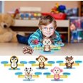 thumbnail image 4 of HTOOQToys Digital Board Game Cartoon Animals Educational Toy Number Board Game Math Toy Smart Monkey Balance Scale Educational Math Toy(Pink Monkey), 4 of 7