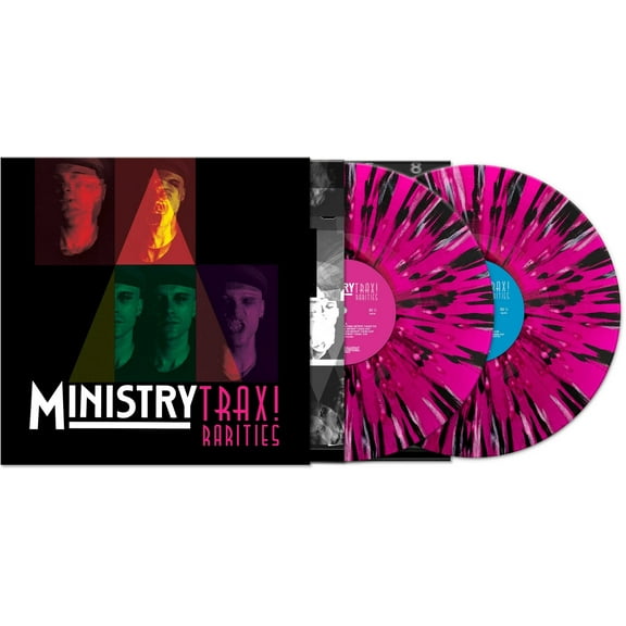 Ministry - Trax Rarities - Black/white/magenta Splatter - Music & Performance - Vinyl