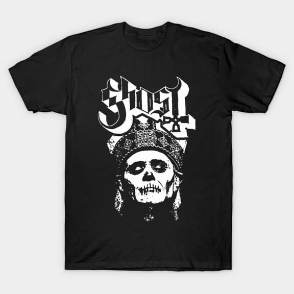 Ghost Band Merch Papa Face Funny Emeritus Retro Metal Music Fan Portrait Unisex T-Shirt U379, Sizes up to 5XL