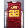 thumbnail image 4 of Camiseta de baloncesto Timo Cruz Richmond High Carter Movie #22 barata con puntadas rojas S-3XL, 4 of 5