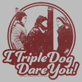 thumbnail image 2 of Men's A Christmas Story Retro I Triple Dog Dare You  Graphic T-Shirt, 2 of 3