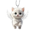 thumbnail image 1 of Bduttlefish 2D Acrylic Hanging Ornament Car Hanging Decor Rearview Decoration Interior Pendant Car Cute Key Pendant Mirror, 1 of 9