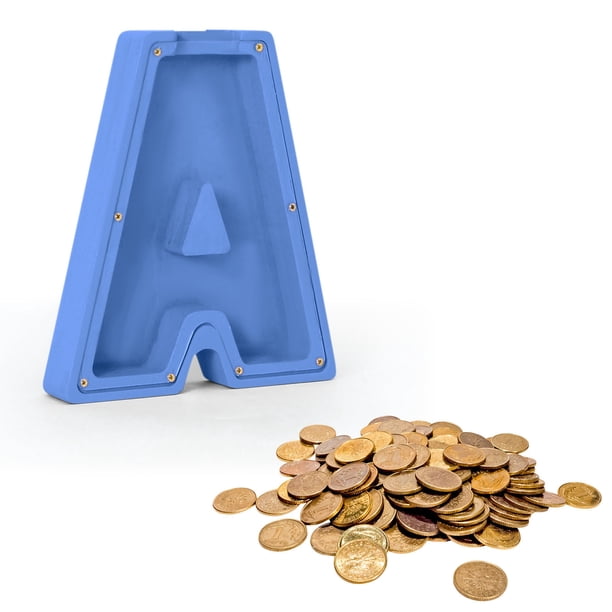 Fiudx Ofertas de la semana Hucha de madera con letras de colores, caja de dinero con texto grabado, regalo para niños, regalo de cumpleaños de Navidad, decoración del hogar