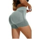 thumbnail image 5 of Karight 2 Pack Biker Shorts Women Tummy Control Shapewear Yoga Shorts Booty Butt Lifting Breathable Workout Running Pants, 5 of 8