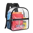 thumbnail image 1 of Mochila transparente aprobada por el estadio Paxiland 12 x 12 x 6 Negro Regular Ligero, 1 of 5