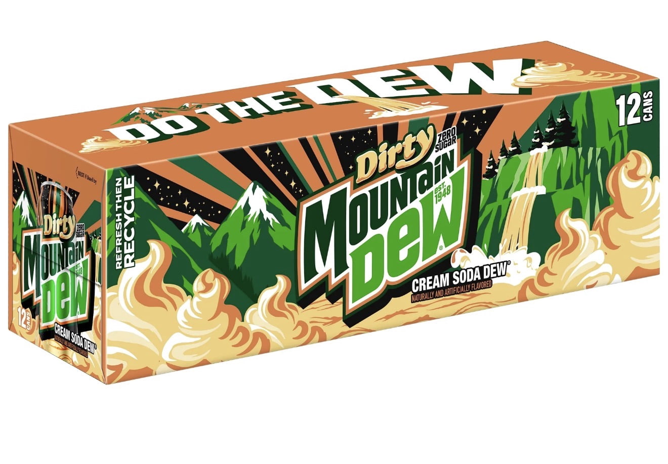 Mountain Dew, Dirty Dew Zero Sugar, Limited Edition , 12 Pack
