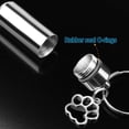 thumbnail image 3 of Stainless Steel Pet Urns ash Holder Funeral Box Storage Container Keyring Sympathy Metal Cremation Urn, 3 of 8