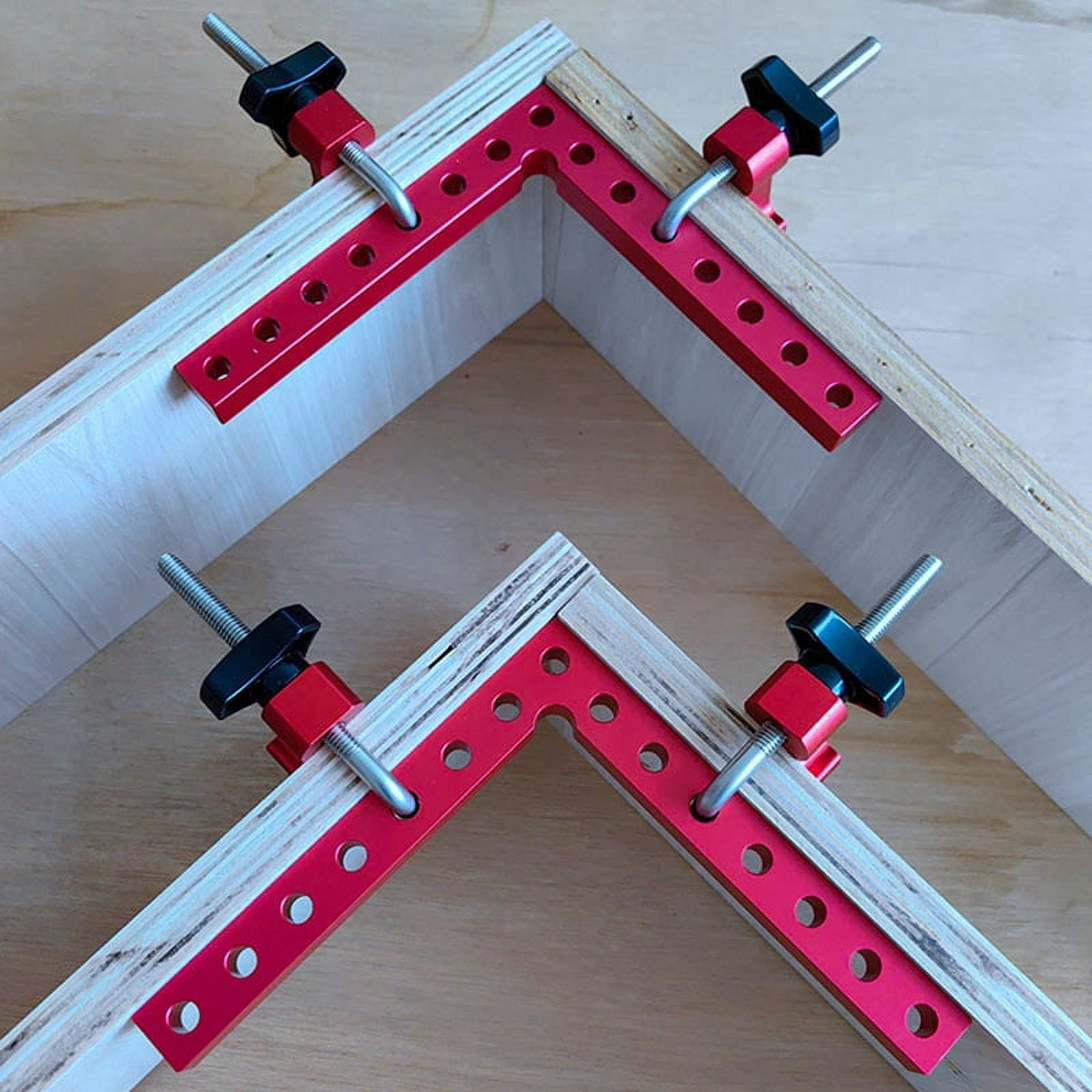 90 Degree Positioning Squares Right Angle Clamps for Woodworking Corner Clamp Carpenter Clamping Tool for Cabinets