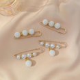 thumbnail image 2 of 4 Pcs Ajustement de Taille Uniforme Vêtements Boucle Étendue et Boucle de Réglage de Taille Perle Brootée Accessoire Décoratif Mode, 2 of 6