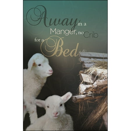 Bulletin Away In A Manger No Crib For A Bed A4306 Pack Of 100
