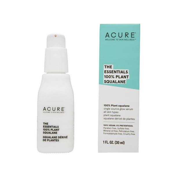 ACURE. The Essentials 100% Plant Squalane Oil, aceite de escualeno ...