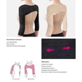 thumbnail image 3 of Parte superior del brazo Shaper postquirúrgico mangas de compresión más delgadas Corrector de postura Tops Shapewear para mujeres JM, 3 of 4