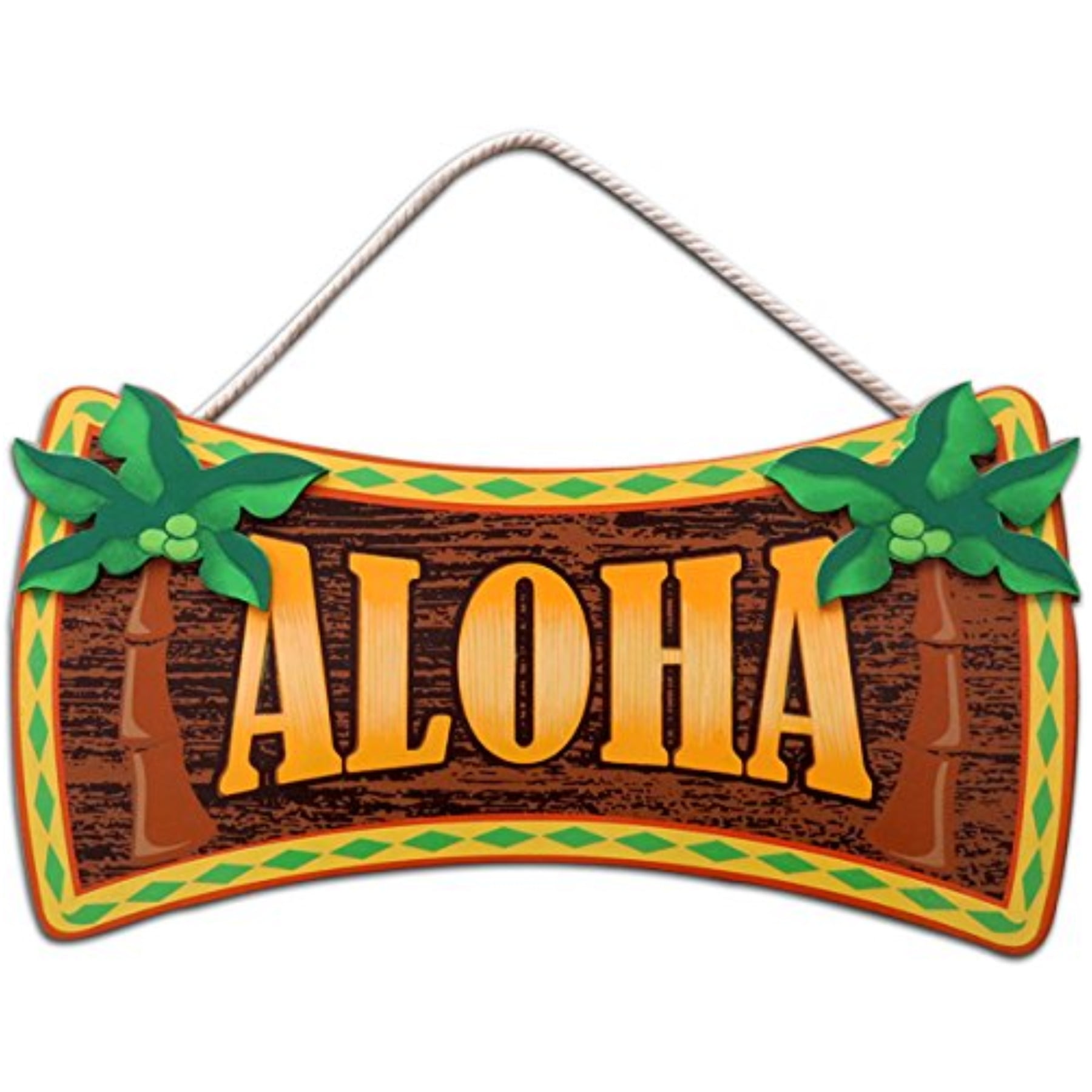 Aloha Wood Sign 16