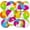 Neon, variant on 12-Pack 12“ Beach Balls - Bulk Classic Beachball Inflatable Swimming Pool Toys for Games Adults Kids Birthday Party Supplies Combo Set, Rainbow Color Blow Up Luau Decorations Favors Gifts (12")