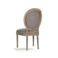 thumbnail image 2 of Zentique B004 E272 A048 Medallion Grey Linen Side Chair- 21 x 40 x 21 in., 2 of 3