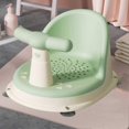 thumbnail image 3 of Siège de bain pour bébé réglable, ergonomique et antidérapant, avec ventouses puissantes, vert, 3 of 4