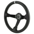 thumbnail image 1 of Steering Wheel Racing Steering Wheel Steering Wheel Replacement Car Modified Accessory 350mm/14in For  Style 6-  Black Leather Racing Steering Wheel W/ Horn, 1 of 8