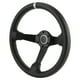 thumbnail image 2 of Volante de carreras de cuero negro con bocina, plato hondo, estilo SPARCO, 350mm/14 pulgadas, 6 pernos, 2 of 12
