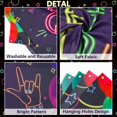 thumbnail image 3 of Glow Neon Birthday Party Backdrop-Glow in The Dark Let’s Glow Banner Backdrop Black Light Themed Photography, 3 of 5