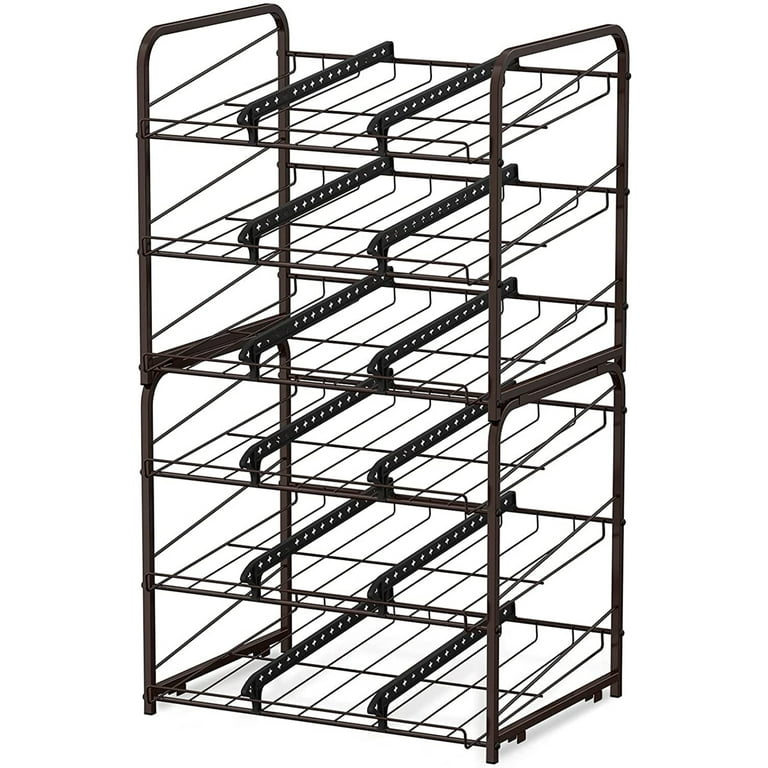 Can Organizer for Pantry Stackable 2 Pack, Can  