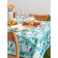 thumbnail image 4 of Indoor Outdoor Tabletop for Spring Summer Decorations, Picnics and Dinner Parties - Stain and Water Resistant, Jungle Canopy, Tablecloth, 60 x 84 Rectangle, 4 of 6