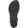 thumbnail image 3 of Dansko Rowan Sandal for Women - Memory Foam and Cork Footbed for Comfort and Arch Support - Lightweight Rubber Outsole for Long-Lasting Wear - Versatile Casual to Dressy Footwear Black, 3 of 7