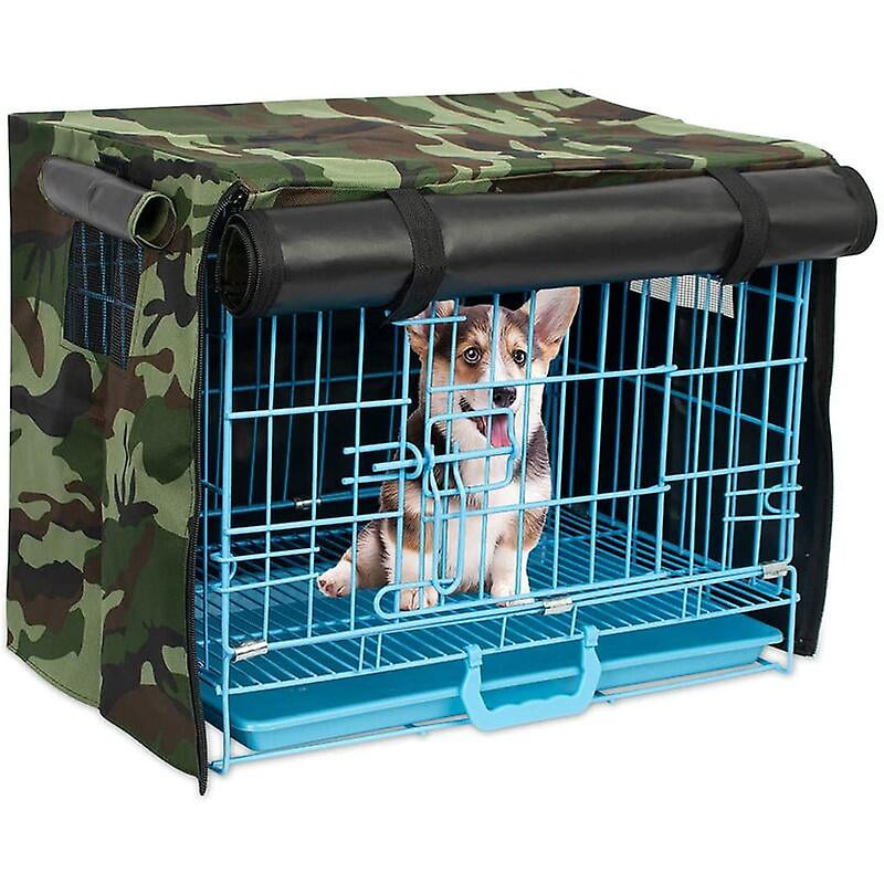 Dog Crate Cover 30 Inches Dog Crate Cover Pet Kennel Covers Windproof Privacy Dog Crate Cover Waterproof Pet Kennel Covers Fit For Dog Crate Indoor Ou