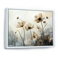 thumbnail image 2 of Designart "Enchanted Jade Blossoms" Flower Floater Framed Wall Art Living Room, 2 of 5