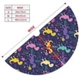 thumbnail image 3 of Sikiie Colorful Dinosaur 30-48 inches {designName} Print Christmas Tree Skirt Snowman Xmas Tree Skirt with Edge Christmas Decorations for Holiday Party30", 3 of 7