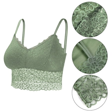 

Hunpta Bralettes For Women Female Ring-Free Cup Chest Sexy Bras Camisole Vest Women Comfortable Underwear