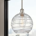 thumbnail image 2 of Innovations Lighting  Athens Deco Swirl - 1 Light 10" Stem Hung Mini Pendant Brushed Satin Nickel, 2 of 2