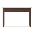 thumbnail image 3 of Simpli Home Warm Shaker 48 inch Wide Solid Wood Transitional Desk in Russet Brown, 3 of 11
