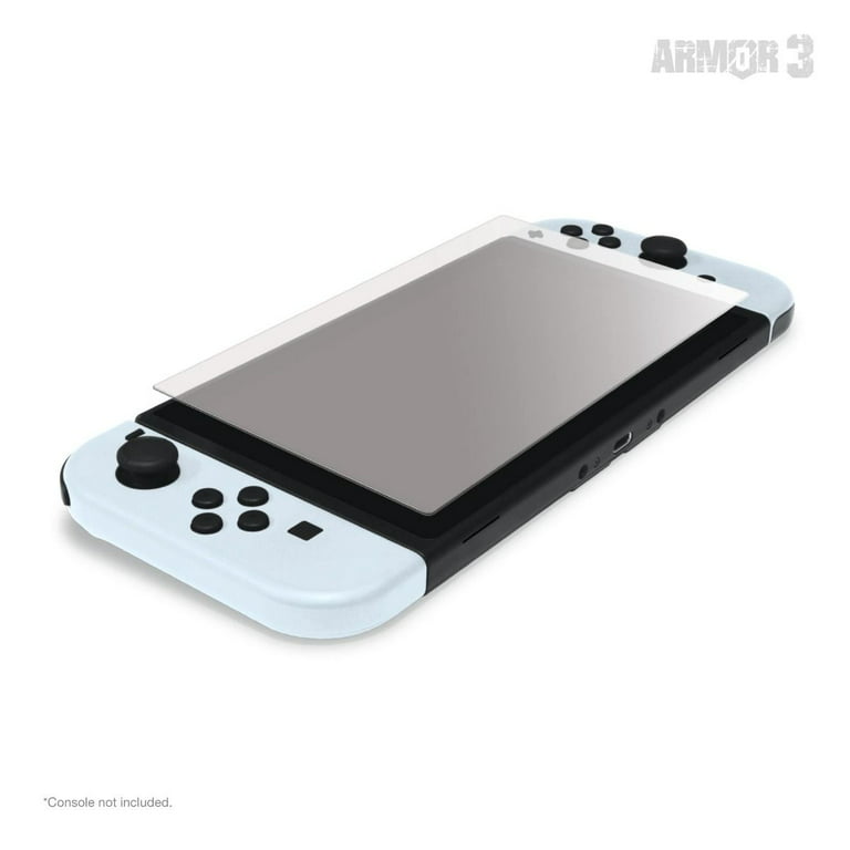 Mobigear - Nintendo Switch OLED Verre trempé Protection d'écran -  Compatible Coque 11-8007991 