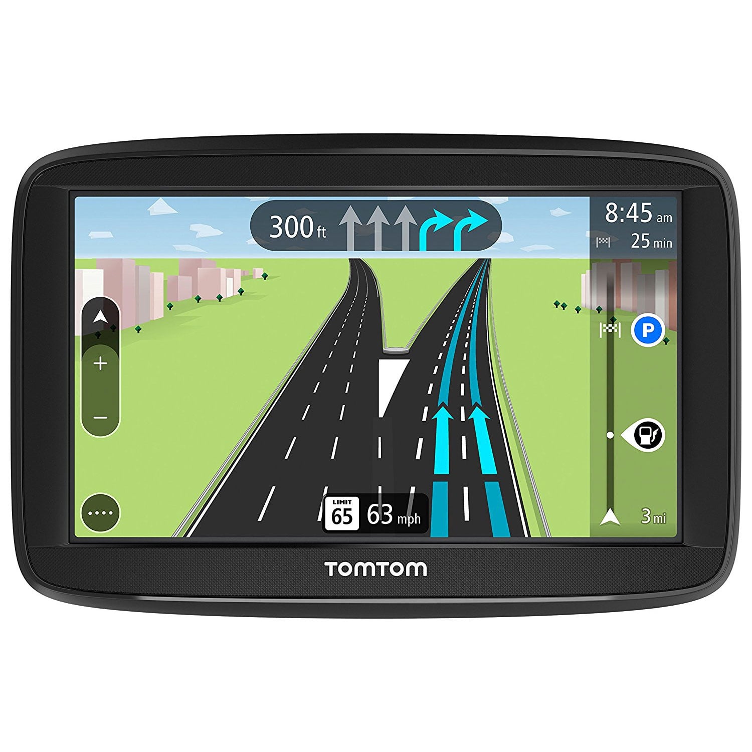 aanraken stereo Uitgraving TomTom VIA 1625TM 6" Touchscreen GPS Navigation Device Lifetime Maps w/  Case and Mount - Walmart.com