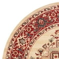 thumbnail image 3 of SAFAVIEH Mahal Garnet Oriental Area Rug, Cream/Red, 6'7" x 6'7" Round, 3 of 5